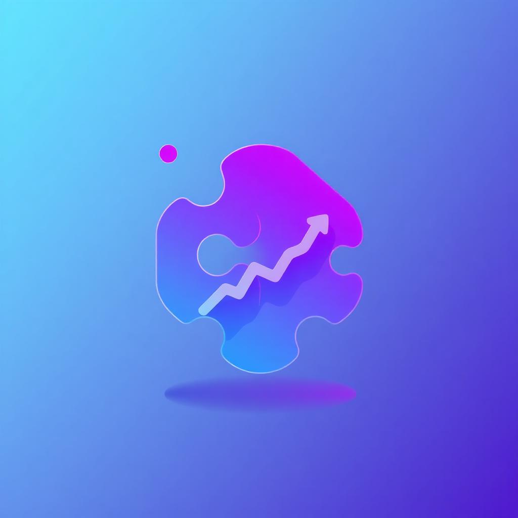 Puzzle pieces fitting together with growth chart representing product market fit