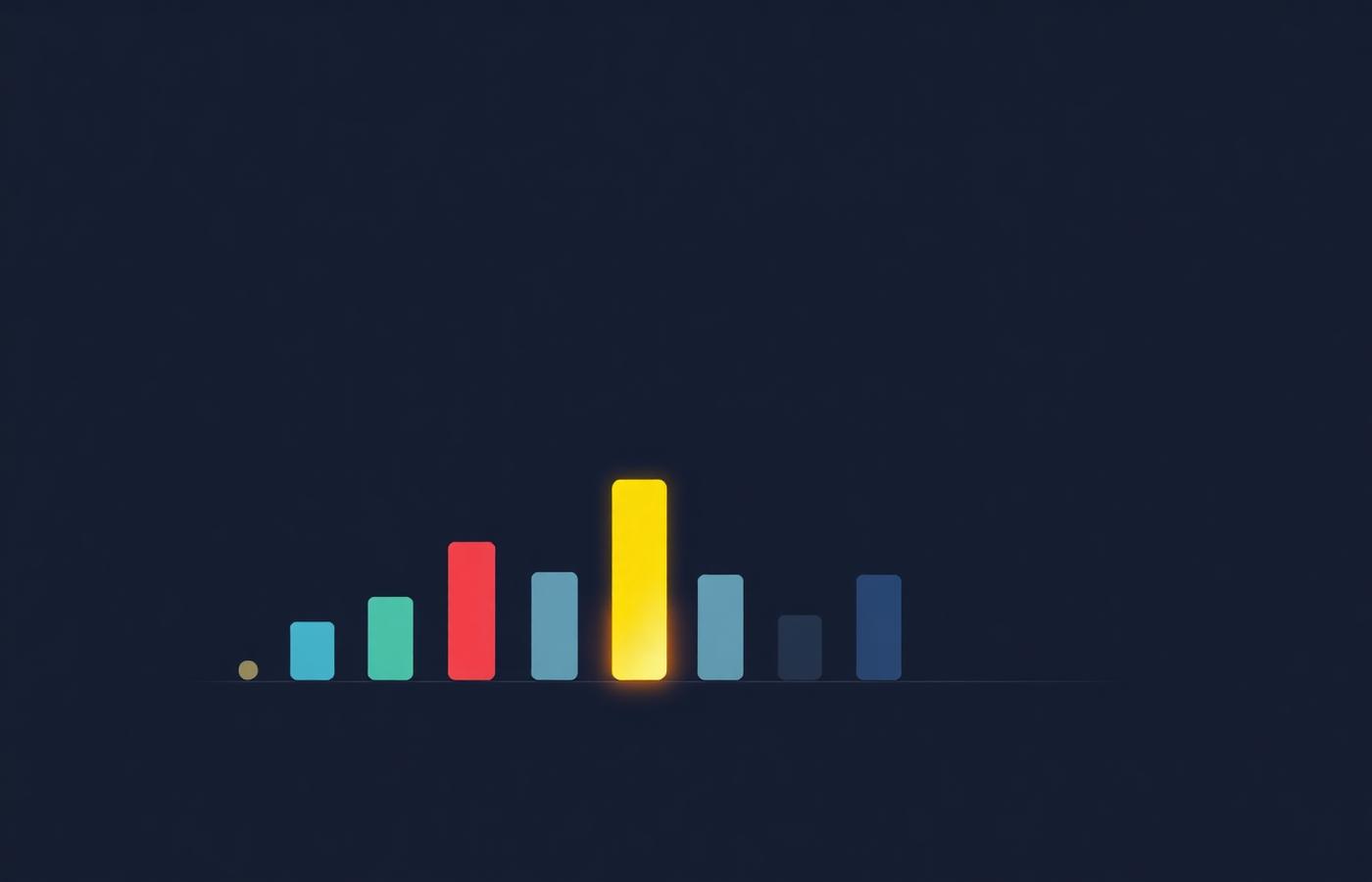 One enormous funding round towering over many small rounds